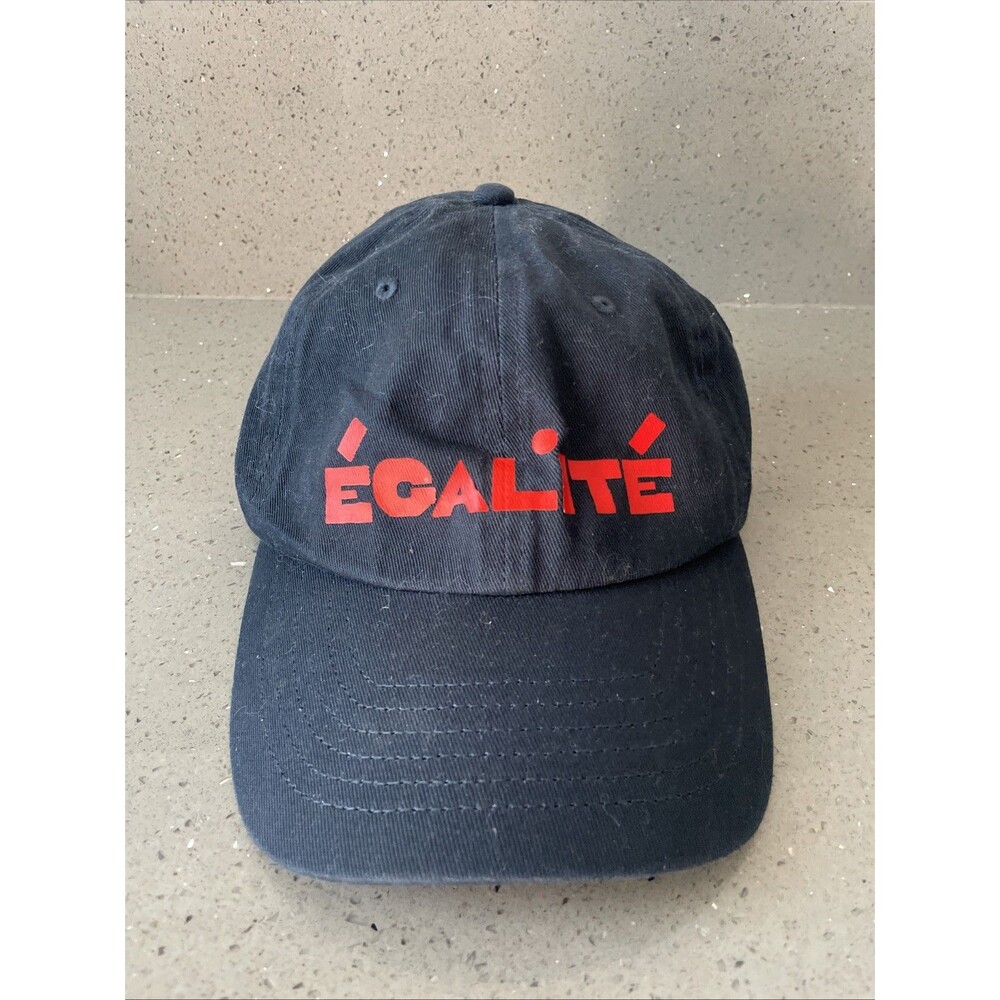 Clare V. Baseball Hat Navy Red Ecalite Cap One Size Adjustable